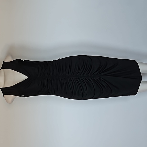 INC International Concepts Dresses & Skirts - INC International Concepts sleeveless black ruched front dress-L